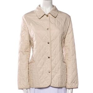 Burberry Quilted Beige Puffer Jacket